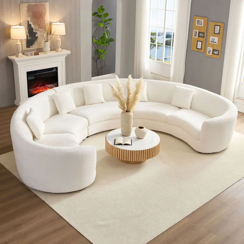 Curved Sectional Sofa 1