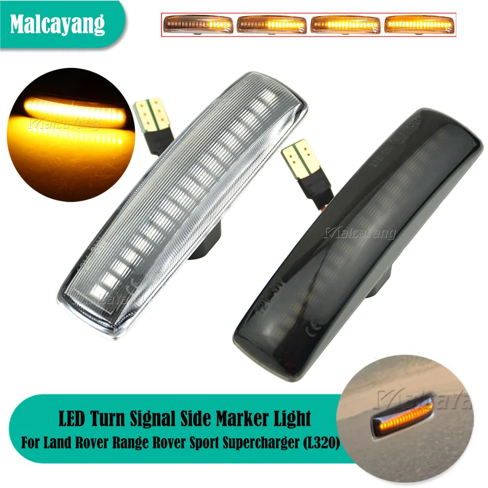 

Hight Quality LED Blinker Turn Signal Side Marker Light For Land Rover Freelander 2 Discovery 3 4 Range Rover Sport L320 2005-18
