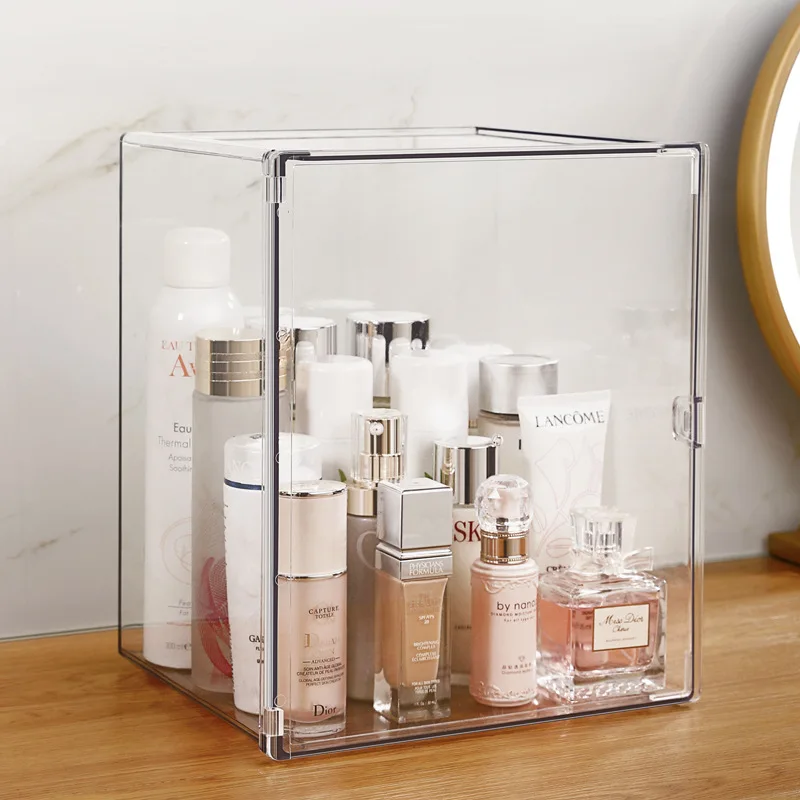 

Large Capacity Acrylic Perfume Organizer Nail Polish Perfume Stand Holder Makeup Organizer Toys Display Dust-proof Cosmetic Box