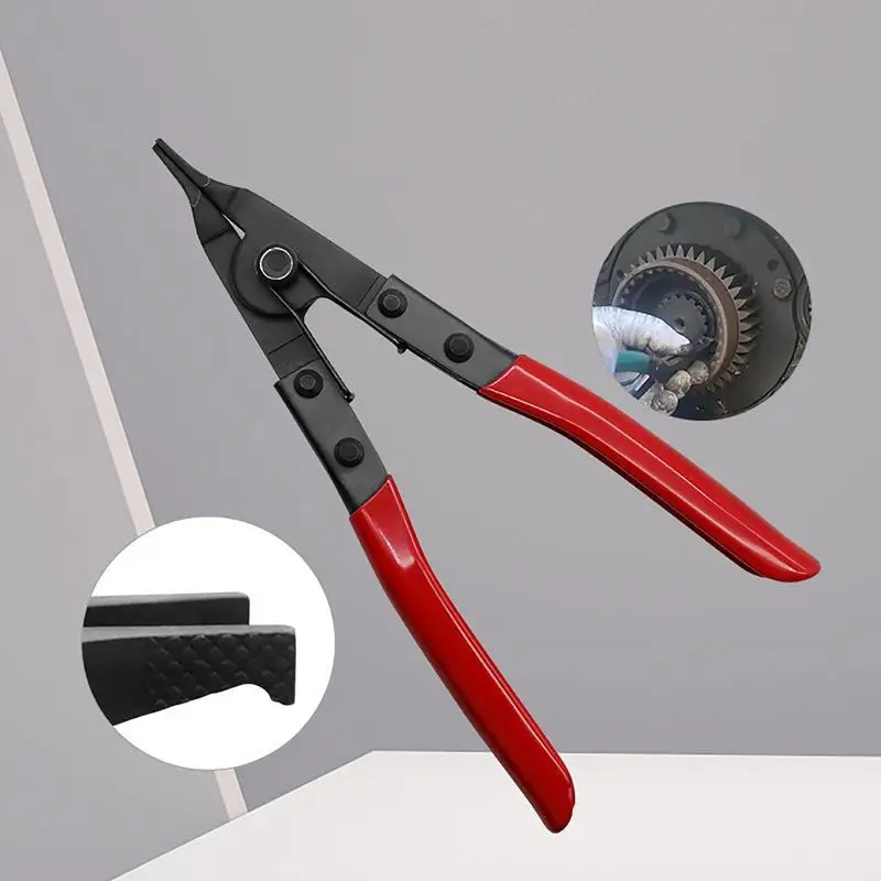 

Car Angle Tip Lock Ring Pliers Automobile Transmission Clutch Shafts Lock Ring Pliers With Built-In Spring Car Accessories