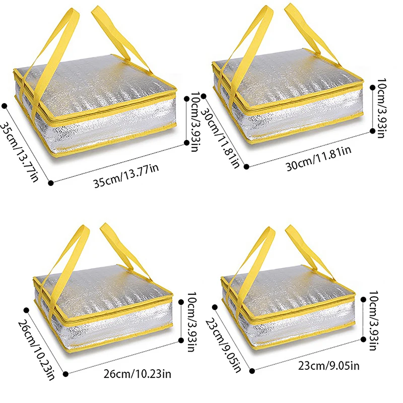 Portable Drink Storage Food Thermal Delivery Carrier Pizza Delivery Bag Cooler Bag Ice Pack Insulation