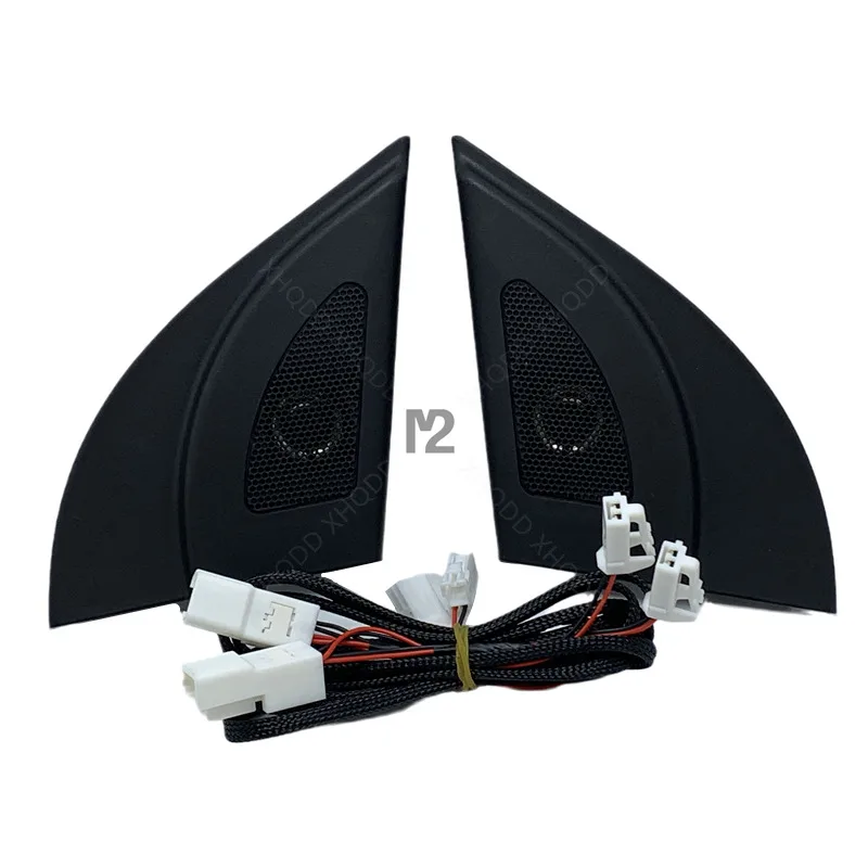 Car tweeter Audio Auto triangle head speakers tweeter trumpet with wire For Hyundai Solaris Accent Verna 2011