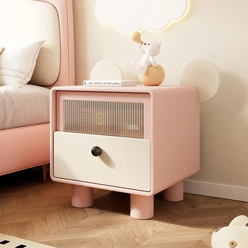 Children Nightstand Kids Night Table Bedside Cabinet Tables Nightstands Bedside Side Bed Nachtkastje Headboard Cute Furniture