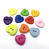 12-22mm Candy Color Heart 2-Holes Button Cartoon Resin Sewing Shirt Buttons for Diy Childern's Clothing Bag Kids Scrapbooking 3