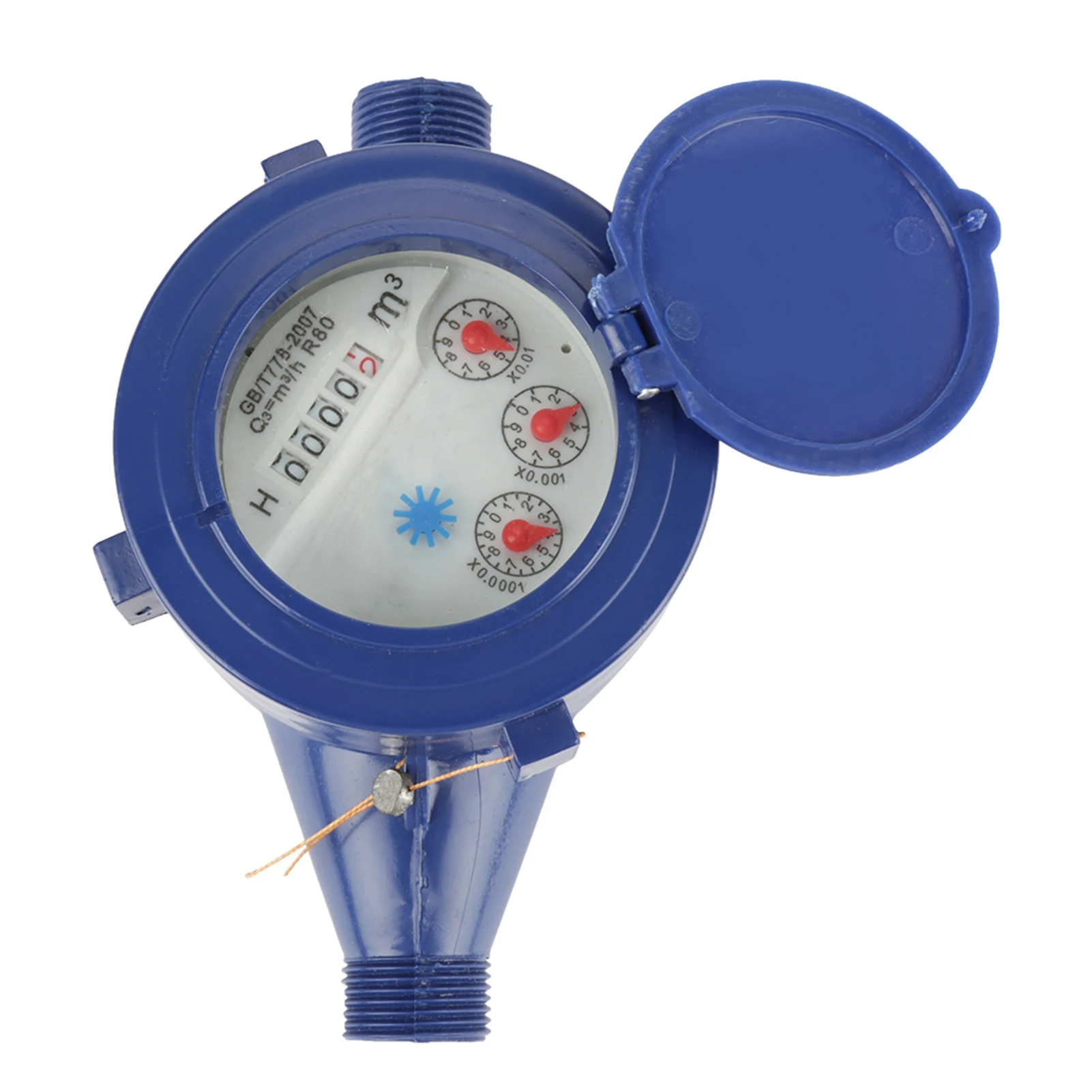 DN15 Rotary Water Meter Garden Home Plastic Cold Water Meter Single Flow Wet meter Measuring Tool