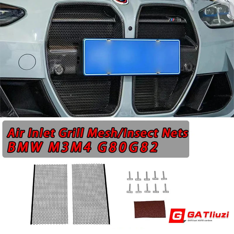 Front-Grille-Mesh-Cover-Air-Inlet-Vent-Pane-For-BMW-M3-M4-G80-G82-G83 ...