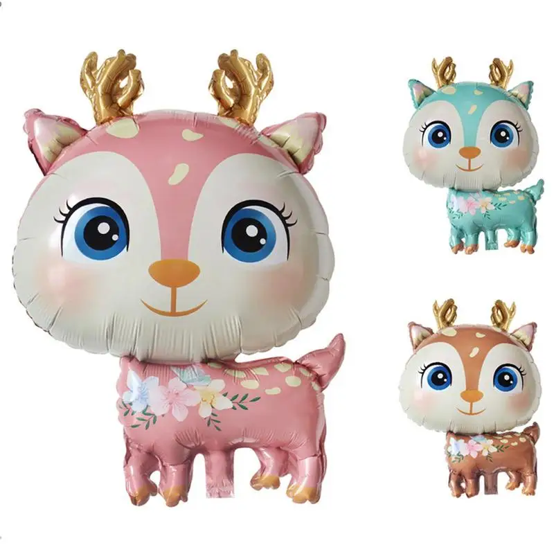 Palloncini Di Cervo Della Giungla Safari Compleanno Palloncini Di Cervo Sika Per Bambini Decorazione Di Compleanno Palloncini Di Fauna Selvatica Forni