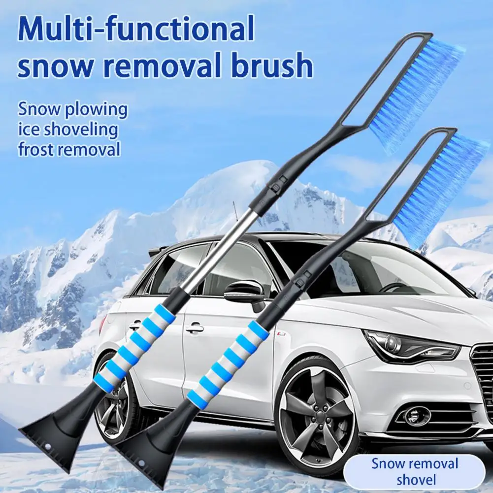 

Defrost Scraper Useful High Toughness Ergonomic Handle Car Extendable Snow Frost Removing Scraper Car Care Supply