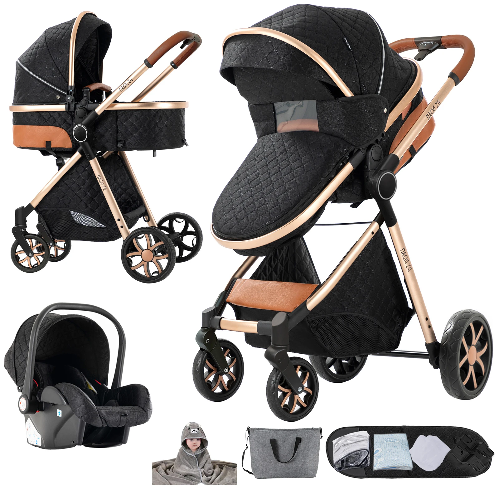 Hafif bebek arabası 3'ü 1 arada bebek arabası hafif bebek arabası ucuz hafif bebek arabası kompakt bebek arabaları