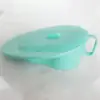 Thick Bedpan with Handle Easily to Clean Heavy Duty Emergency Device Load Bearing Bed Pan Portable Toilet for Old Man 1