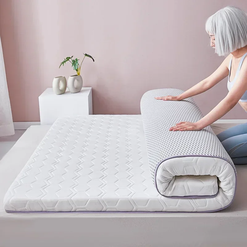 

Milk Silk Latex Mattress Mattress Soft Bedroom Furniture Accessories Soft Elasticity and Skin Friendly Cotton Mattress Topper