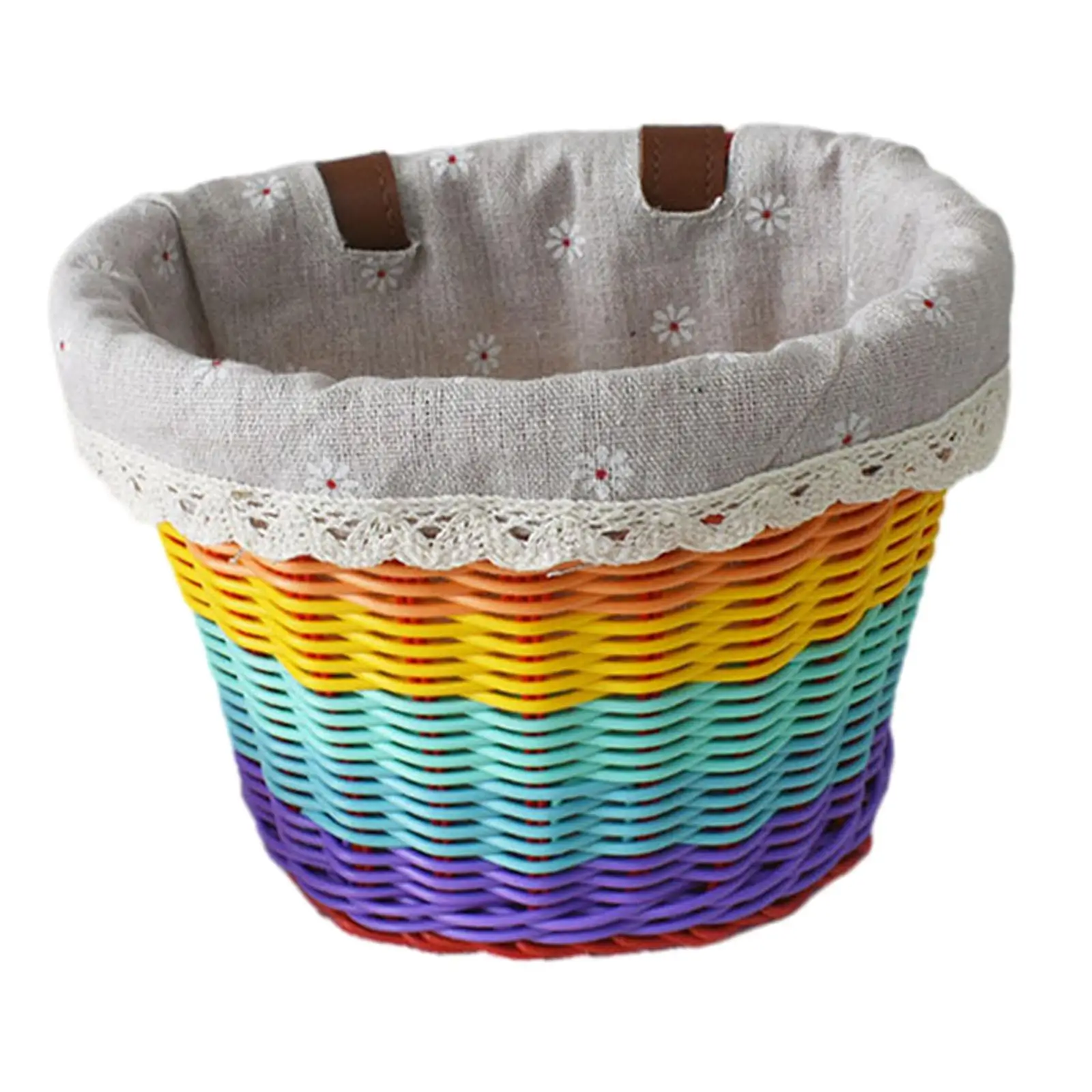 Kids Bike Basket,Bike Hanging Basket,Waterproof Detachable Bike Storage Basket,Handlebar Basket for Boys Girls School Outdoor