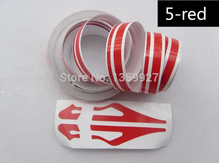 12*9800mm Pin Stripe Lines Tape Car Stickers Decals decoration strip black/gold/blue/grey/white/red/silver/yellow/