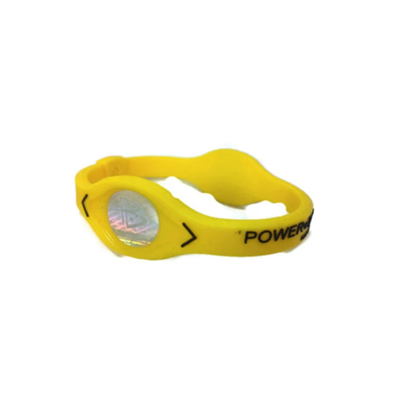 Bracciale Power Balance In Silicone | Giallo E Nero | Taglia Large | Impermeabile E Comodo - Foto 9