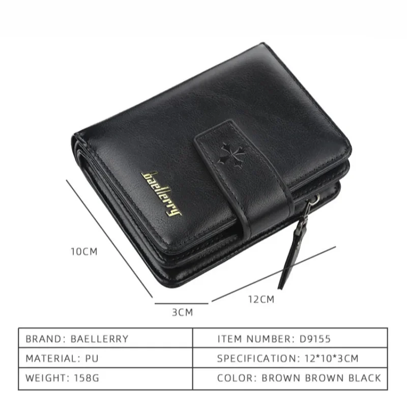 Women Wallets and Purses PU Leather Money Bag Female Short Hasp Purse Small Coin Card Holders Blue Red Clutch New Women Wallet 5