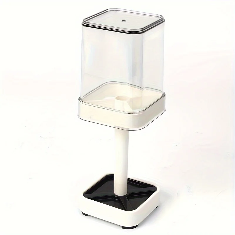 Toothbrush holder with a cup for rinsing toothbrush storage organizer 1pc