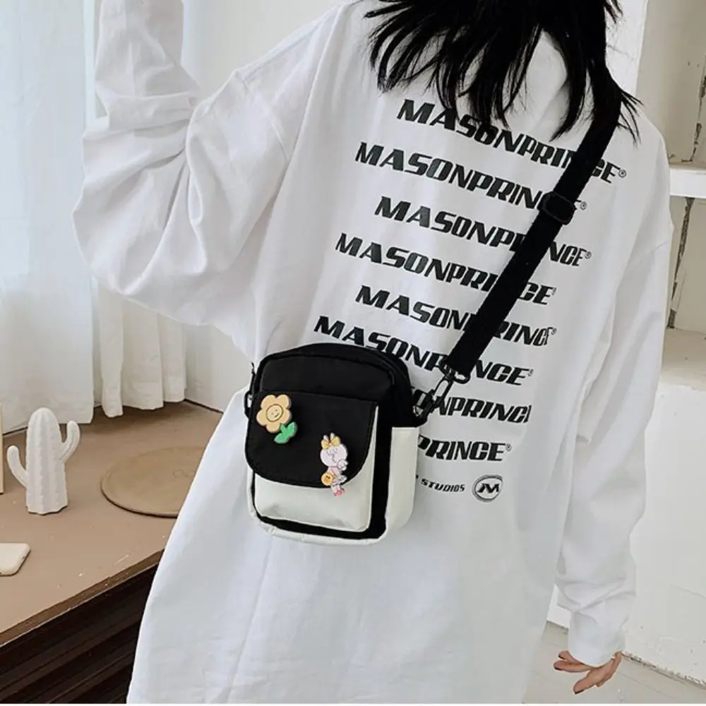Girls Crossbody Purse Cute Crossbody Bag Nylon Little Purses Mini Shoulder Bags Wallets for Girls - 2