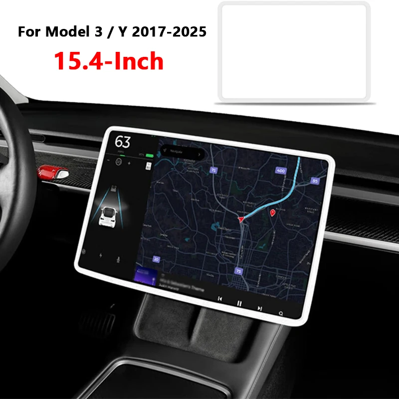 Silicone Protective Frame Edge Cover for Central Control Display Screen
