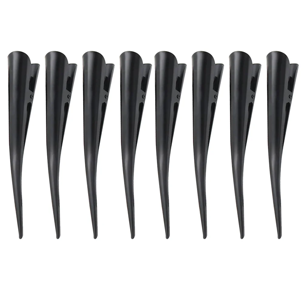 

12pcs/8pcs Duckbill Clips Hair Barrette Metal Hair Clips Seamless Clips Hair Separate Clips For Salon Styling Tool