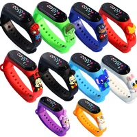 Fashion Mickey Children Watches For Girls Electronic Bracelet Sports Touch LED Spiderman Doll Kids Watch Women Waterproof Clock 1