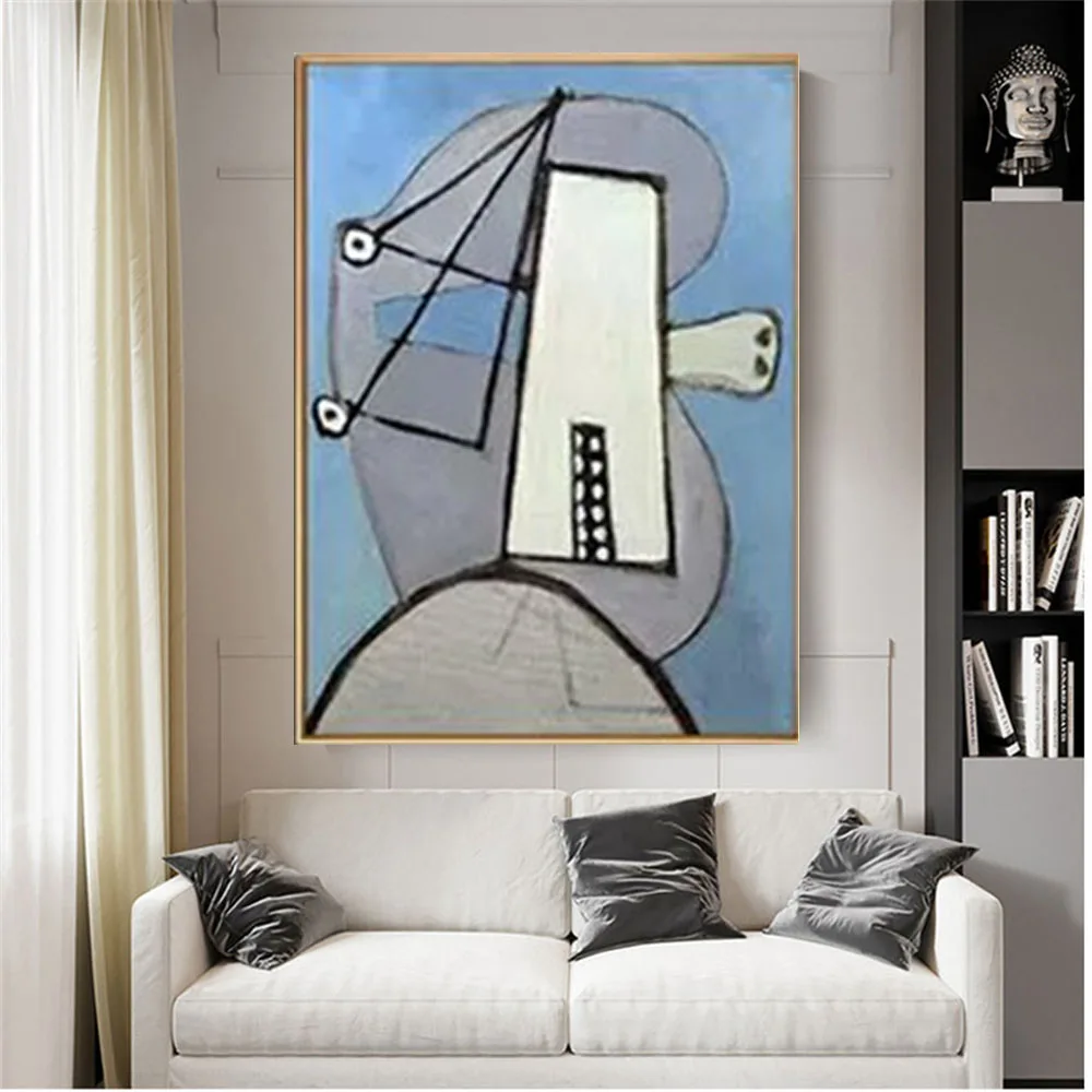 

Pure Hand-Painted Knife, Abstract Canvas, Oil Painting, Living Room, Family, Minimalist Study, Mural, Porch, Modern Wall Sticker