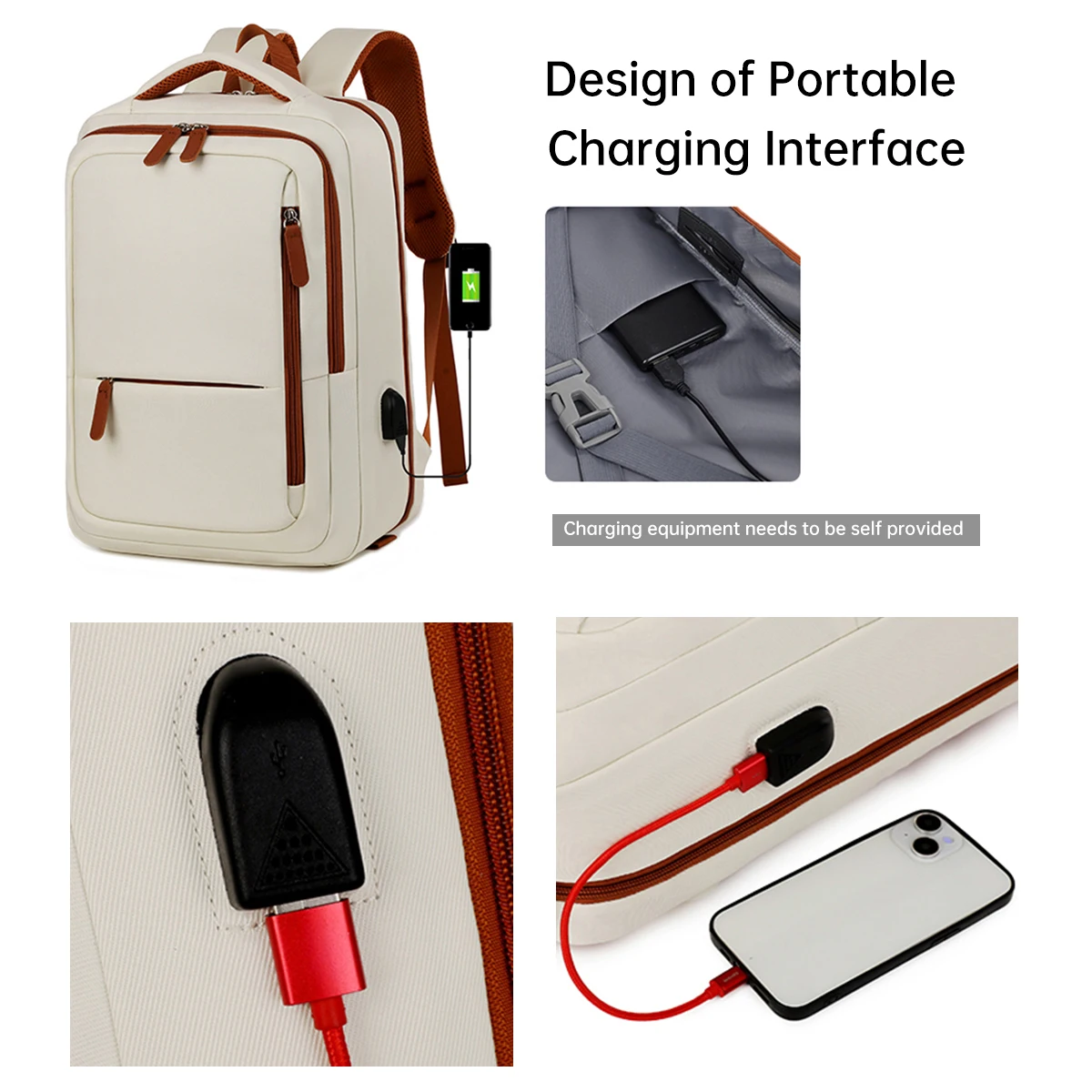 New Travel Backpack Women's Backpack Short-Distance Business Trip Lightweight Travel Bag Luggage Bag College Student Computer Sc