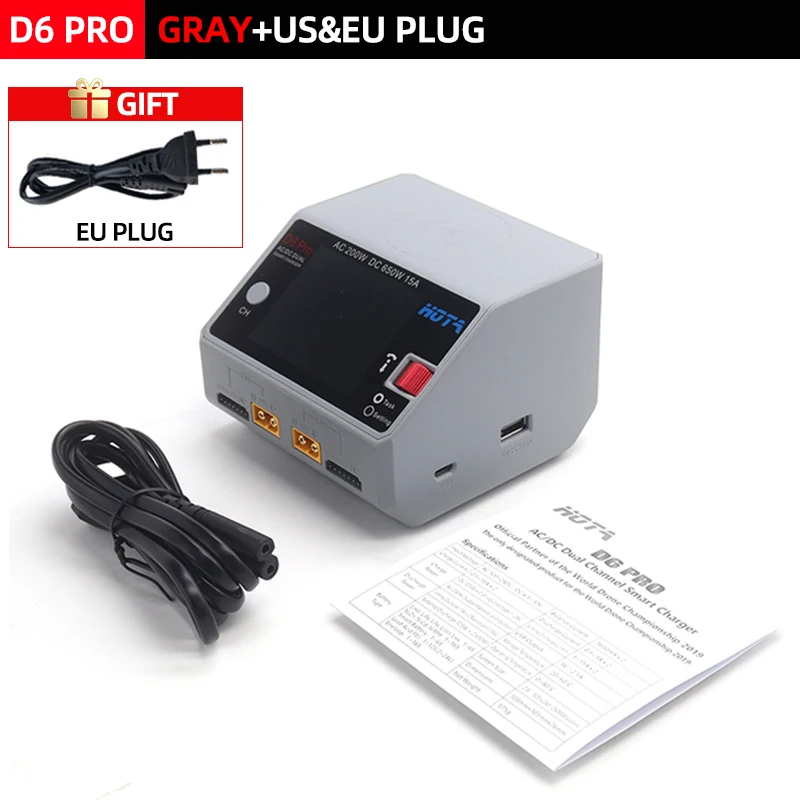 【匿名配送】HOTA D6 Pro Amazon.com: HOTA D6 Pro Balance Charger: Dual Ports Smart