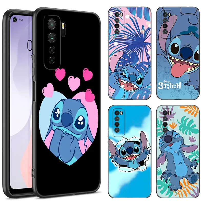 Custodia Per Telefono In Silicone Nero Angel S-Stitch Per Huawei Nova 8 9 10 Se 11 Ultra 12 Pro 7I 8I 11I 11E Y70 Plus Y60 Y61 Y71 Y90 Y91