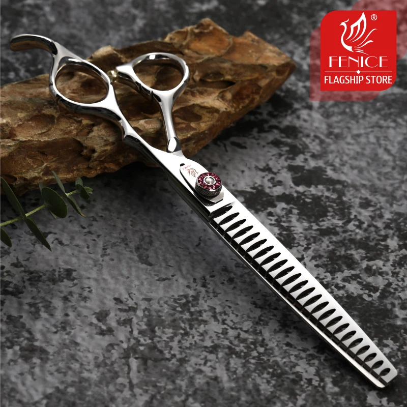 Fenice 7.5inch Professional Dog Grooming Scissors Chunker Shears Pet Supplies JP440C Dog Beauty Pet Items Accesories