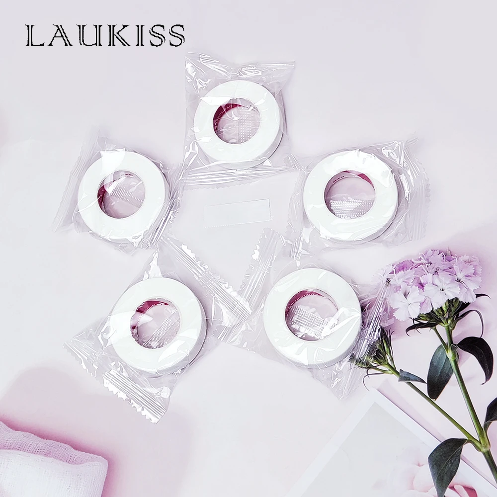 Japanese Insulating Tape for Eyelash Extension Lint Free Breathable Non-woven Tape Under Eye Pads Paper Eyelash Patch 2/3 Rolls eyelash extension tape