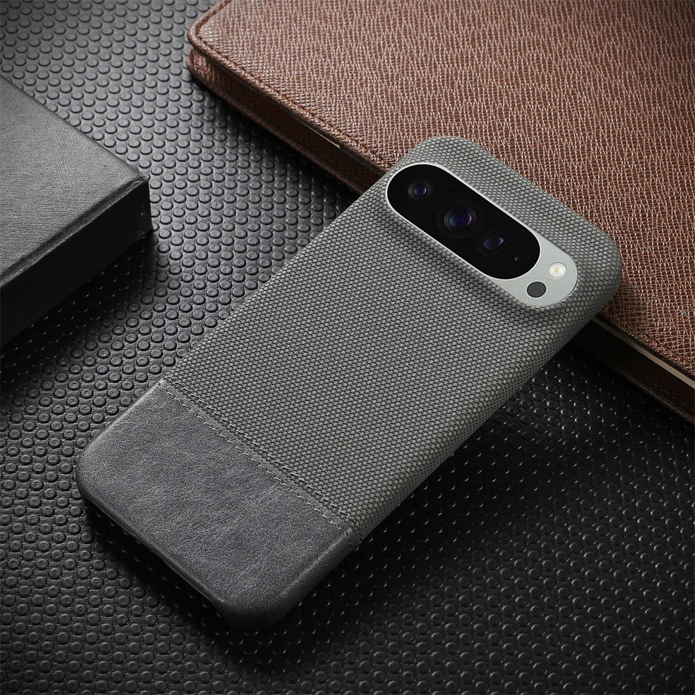 Luxury Double Color Gradient Leather Phone Case with Lens Protection and Shockproof Design