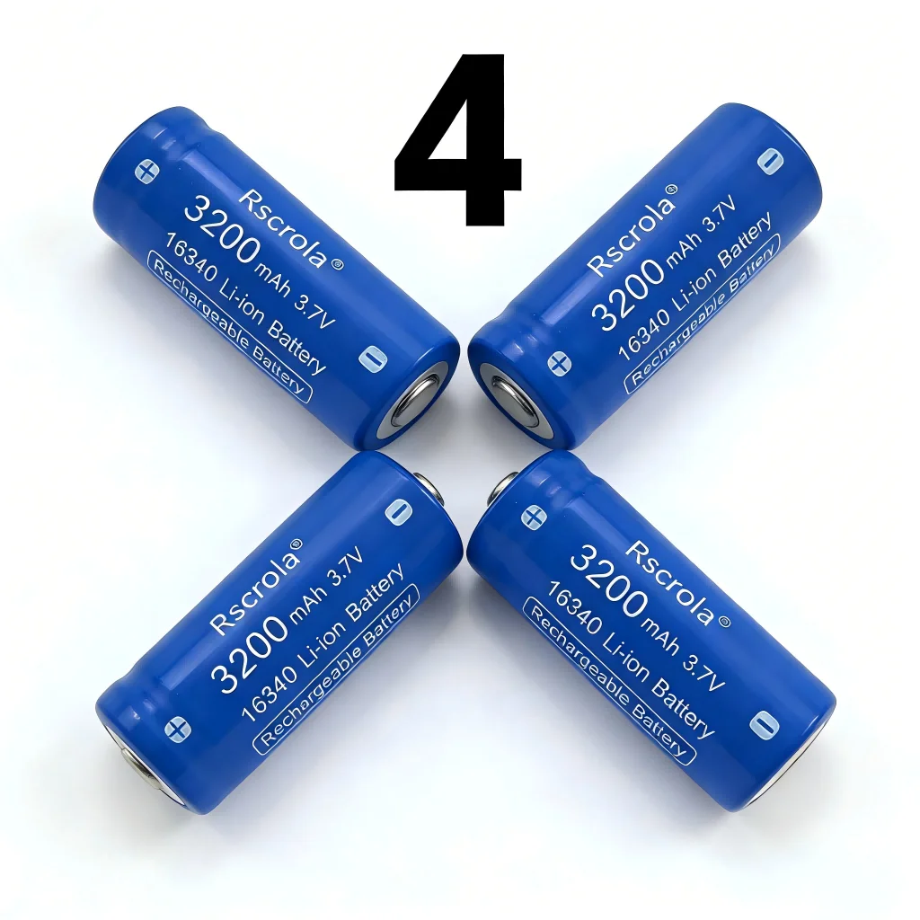 4 PCS Batteries