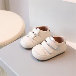 Toddler Barefoot Star Soft Sole Sneakers - Microfiber Leather Kids Tennis Shoes - 16(insole 12.5cm) (Silver)