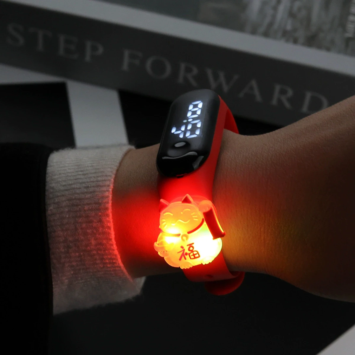 New Light Animal Children Watches For Girls Electronic Bracelet Sports Touch LED panda Doll Kids Watch Women Waterproof Clock 3