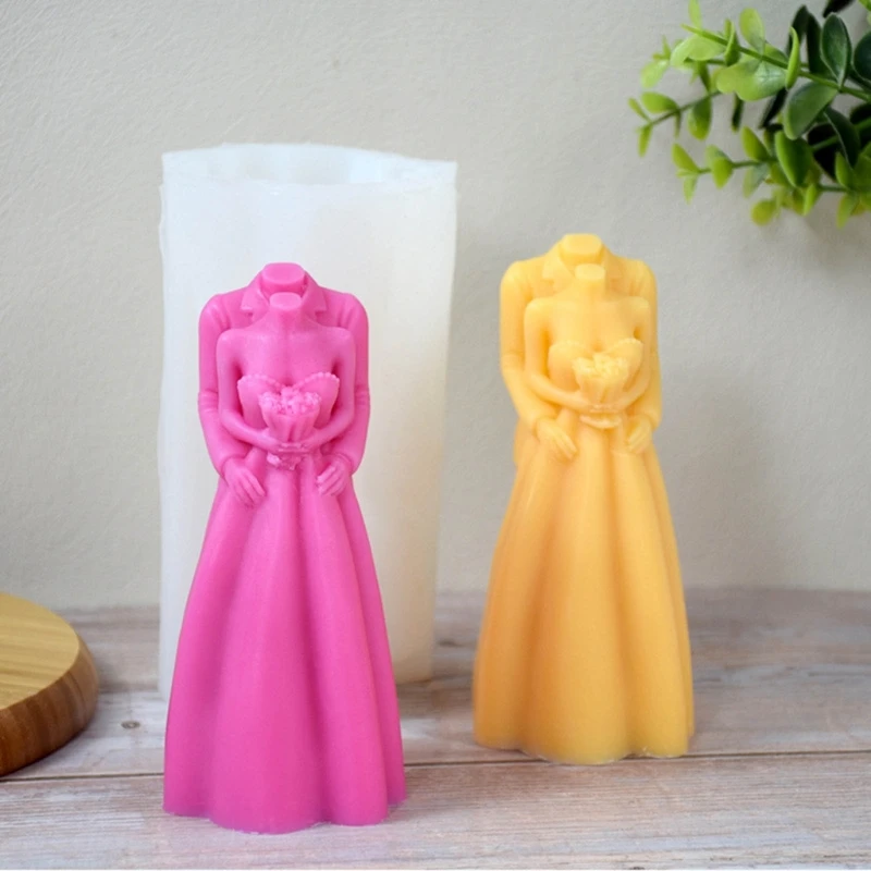 

Handmade Making Mold for Bridal Shower Gifts Soft Silicone Molds Home DIY Gifts Charm Figure Mold