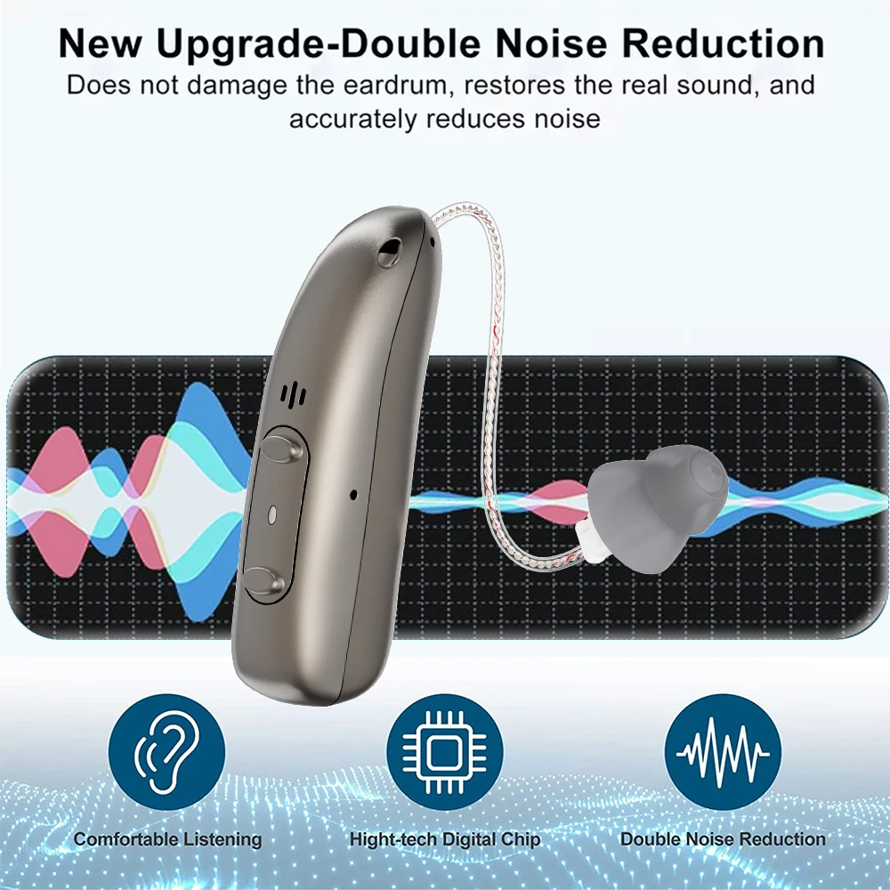 Rechargeable Digital Bte Hearing Aid With Adjustable Volume Modes_voghion.com