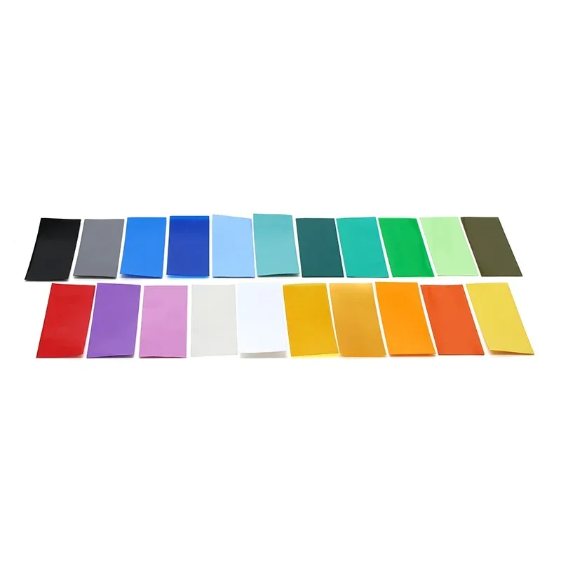 18650 Battery Film PVC heat shrink tube heat shrink tubing heat shrink cable sleeve Protective sleeve Precut Shrinkable Sleeve Tubing Protect Pipe Cover Batteries Wrap Case