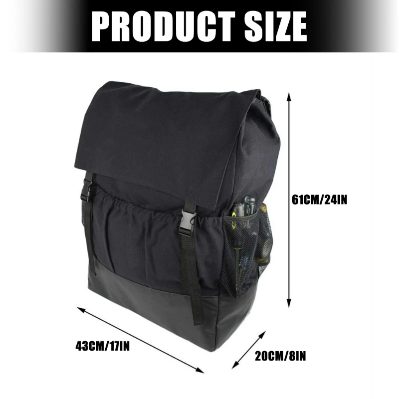 Spare Tire Trash Bag Large Capacity Tools Holder Bag Fit 40inch Tire Cargo Storage for Truck SUV Tailgate Trash X37F