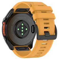 Premium QuickFit Silicone Smart Watch Band Strap, 22mm & 26mm, Universal Fit - QuickFit 22mm (Official Orange)