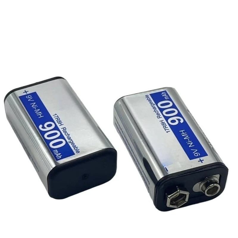 2PCS GTL 9V 900mAh 17R8H Charger Set for Wireless Microphone Multimeter Recharge