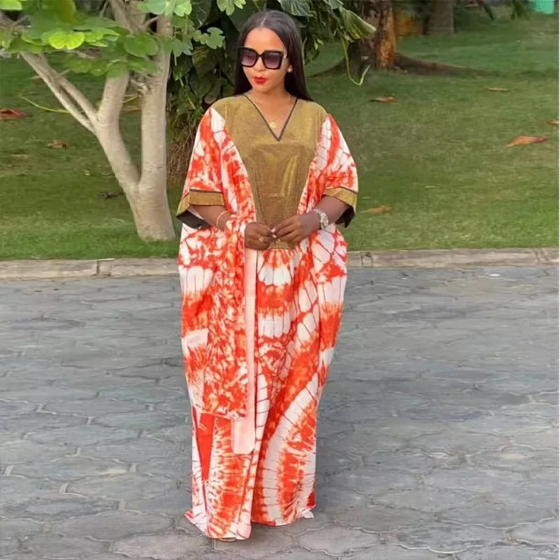 2026 African Dresses for Women Traditional Africa Clothing Dashiki Ankara Outfits Gown Abayas Robe Muslim Kaftan Maxi Long Dress
