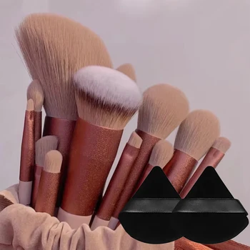 13pcs Makeup Brush Brushes Set Cosmetic Makeup Sponge Makeup Brush Beauty Tool Eyeshadow Blush Professional Brush Set 1