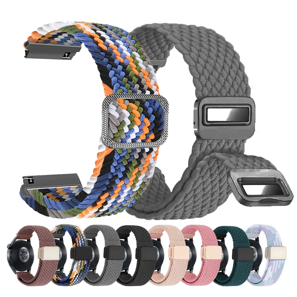 Magnetic Nylon Strap Wristband, 20/22mm Bracelet