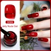 Clou Beaute Transparent French Gel Polish Translucent Nude Pink Red Jelly Glass Milky White Varnish Rainbow Color Nail Art 1