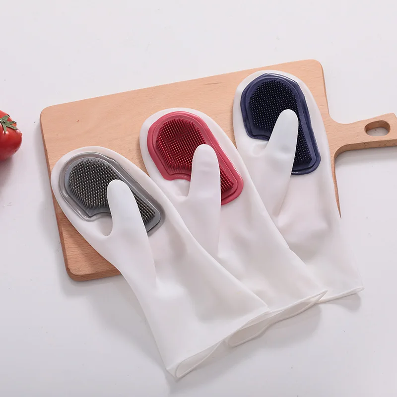 (🔥Hot Sale Now-48% Off)silicone Dish Washing Gloves