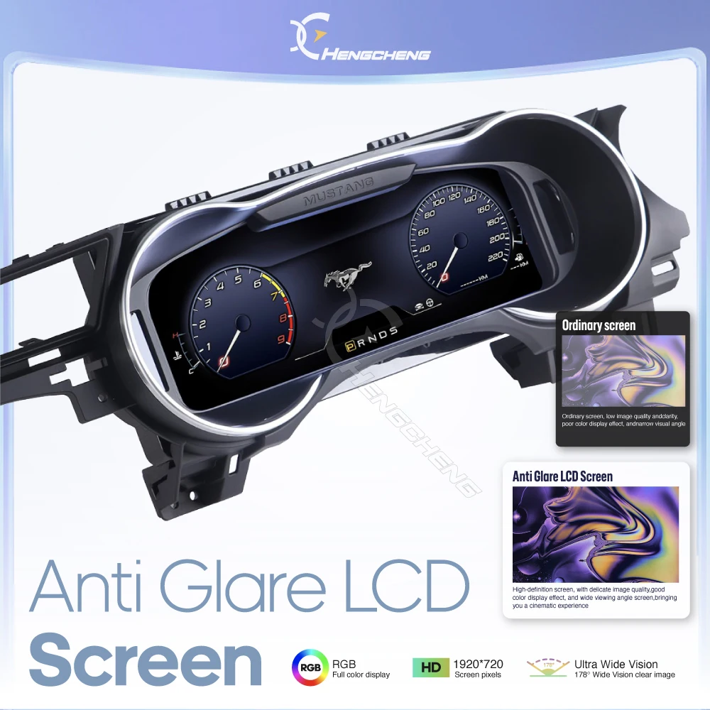 Panel de Instrumentos Digital LCD para Ford Mustang 2015-2021, Pantalla de Cabina Virtual 4