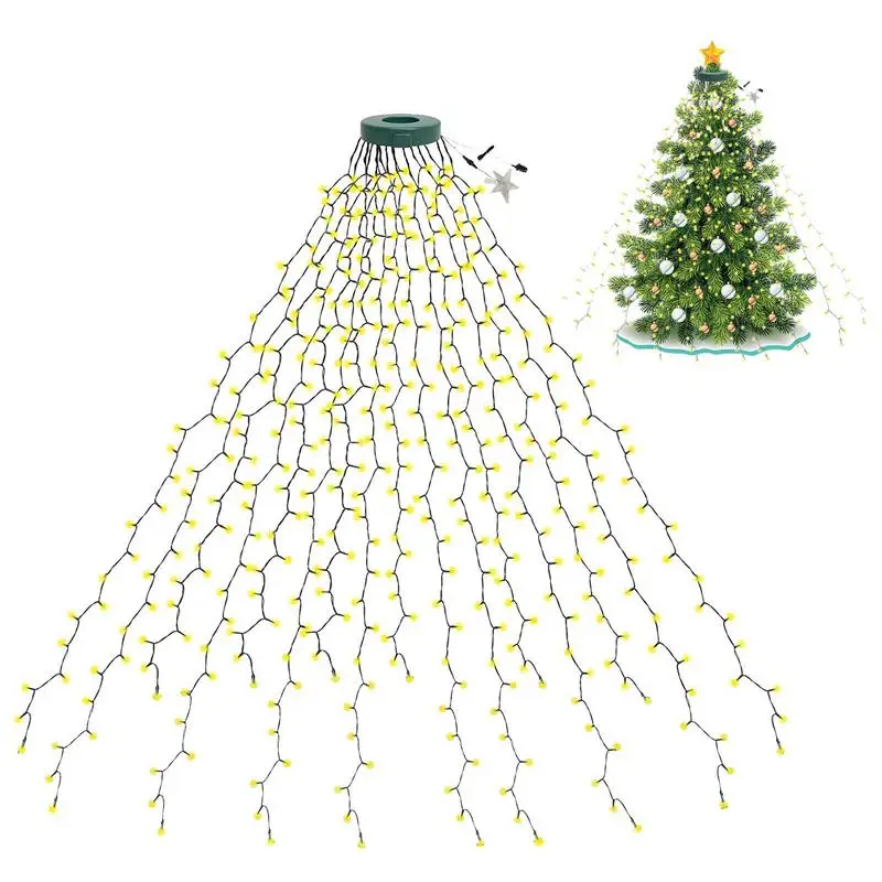 

Гирлянда для новогодней елки, 10 режимов освещения, IP55, водонепроницаемая