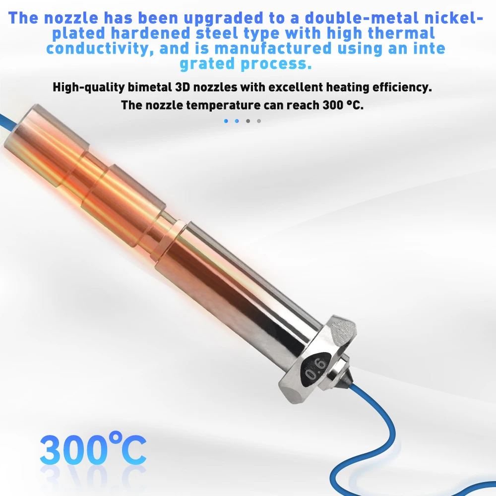 HzdaDeve Hotend Extrudeuse 0.4 Mm Pour Anycubic Kobra 3 Max Combo + Buses 0.6/0.8 Mm Offerte - Rapide & Haute Température !