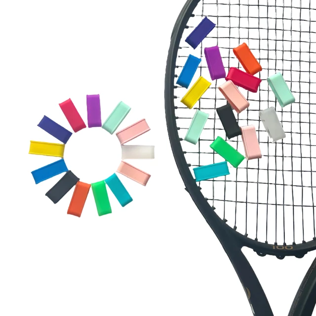 Candy Color Silicone Grip Ring for Tennis Racket Overgrip Sealing Ring Fixed Bands