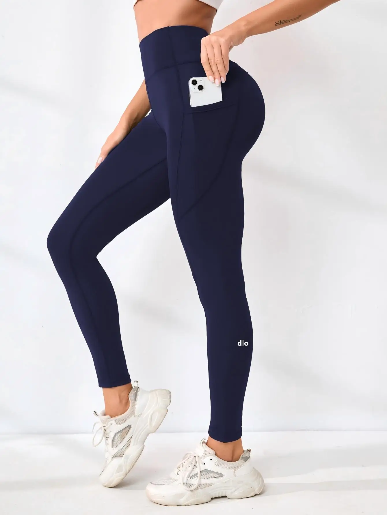 New High Waist Long Yoga Leggings for Women, Naked Feeling Seamless Butt Lift Workout Pants, Quick Dry Breathable Fitness Tights 3